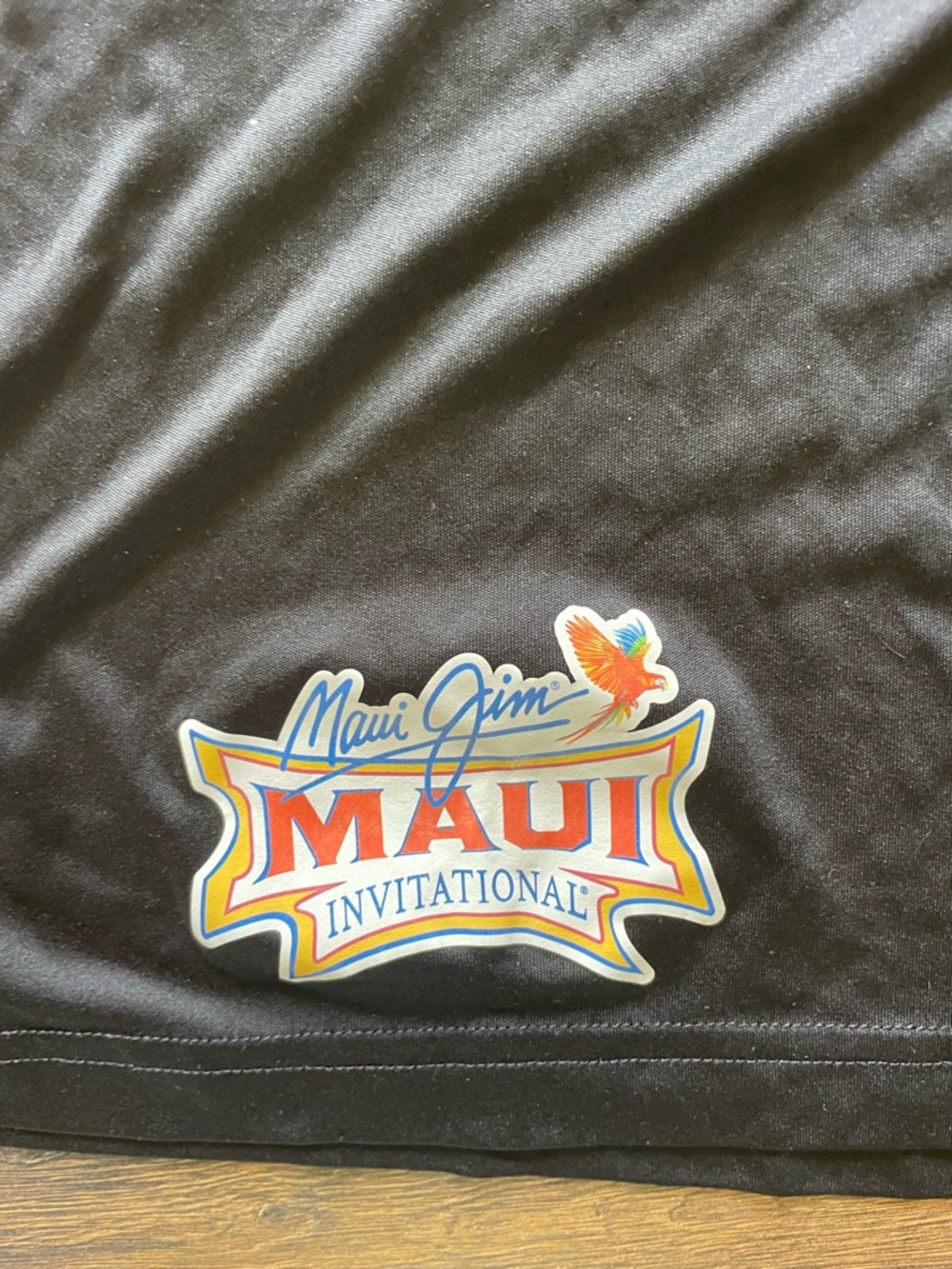 Maui Jim MAUI Invitational Logo Athletic Shorts - Black Adult Small Hawaii